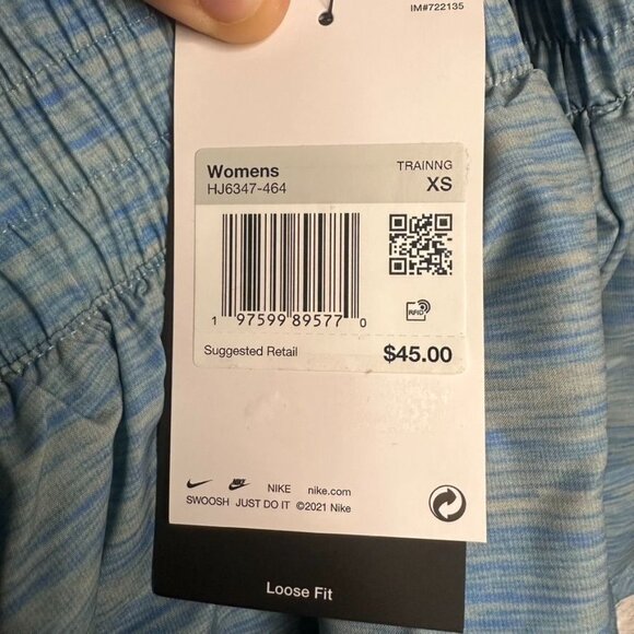 Nike Women's Dri-FIT Mid-Rise Brief-Lined Running Shorts NWT Size XS - Picture 16 of 16